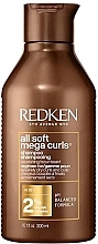 Nourishing Shampoo for Extra-Dry Curly Hair - Redken All Soft Mega Curl Shampoo — photo N1