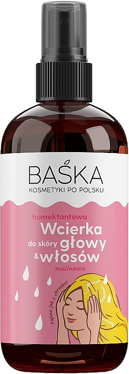 Moisturizing Scalp & Hair Cream 'Raspberry' - Baska — photo N1