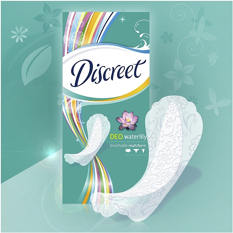 Daily Sanitary Pads Deo Water Lily, 20 pcs - Discreet — photo N2