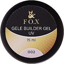 Fragrances, Perfumes, Cosmetics Builder Gel-Jelly - F.O.X Gele Builder Gel UV Pink 002