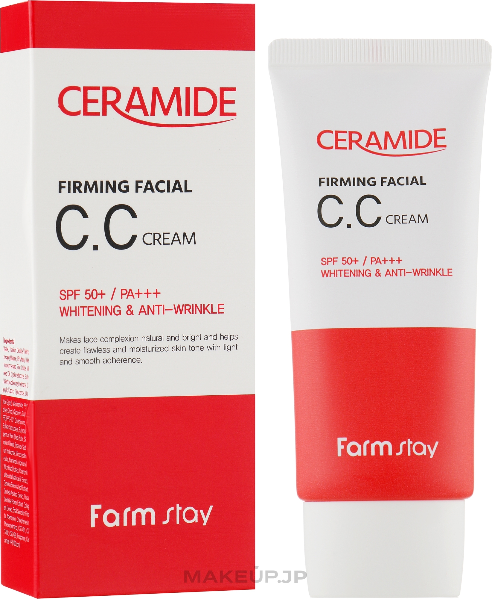 Firming Ceramide Facial CC Cream SPF50+ - Farmstay Ceramide Firming Facial CC Cream — photo 50 ml