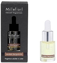 Fragrances, Perfumes, Cosmetics Sandalwood & Bergamot Aroma Lamp Concentrate - Millefiori Milano Natural Fragrance Bergamot Sandal