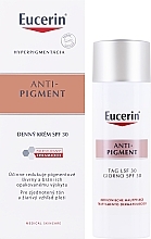 Fragrances, Perfumes, Cosmetics Anti-Pigment Facial Day Cream - Eucerin ANti-Pigment SPF 30