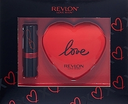 Fragrances, Perfumes, Cosmetics Set - Revlon Limited Edition Love Is On Gift Set (lipstick/4.2g + mirror)