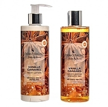 Fragrances, Perfumes, Cosmetics Beauty Set - Primo Bagno Vanilla & Caramel Duo Gift Set (b/lot/300 ml + sh/gel/300 ml)