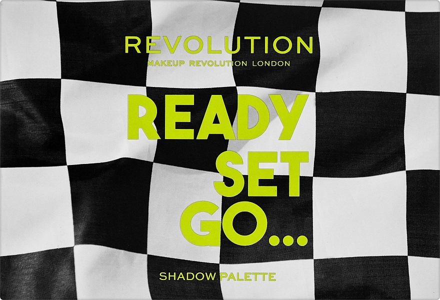 Eyeshadow Palette - Makeup Revolution Power Shadow Palette Ready Set Go — photo N2