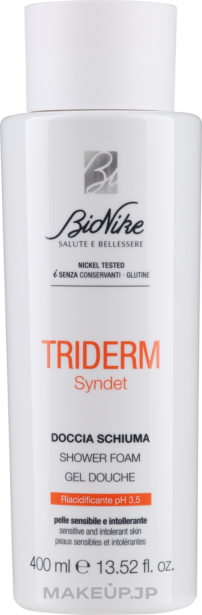 Shower Foam - BioNike Triderm Reacidifying Shower Foam pH 3.5 — photo 400 ml