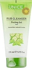 Fragrances, Perfumes, Cosmetics Peeling Gel "Cucumber & Mint" - Body&Soul Rub Cleanser Peeling Gel