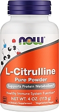 Dietary Supplement "L-Citrulline", powder - Now Foods L-Citrulline Pure Powder — photo N1