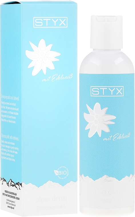 Edelweiss Cleansing Milk - Styx Naturcosmetic Alpin Derm Milk — photo N1