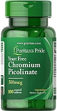 Fragrances, Perfumes, Cosmetics Supplement 'Chromium Picolinate' 500 mcg - Puritan's Pride Yeast Free Chromium Picolinate 500mcg