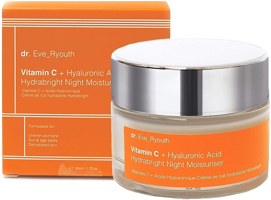 Moisturizing Night Cream - Dr. Eve_Ryouth Vitamin C + Hyaluronic Acid Hydrabright Night Moisturiser — photo N1