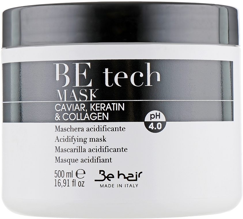 Acidifying Keratin & Collagen pH Mask - Be Hair Be Tech Acidifying Mask — photo N3