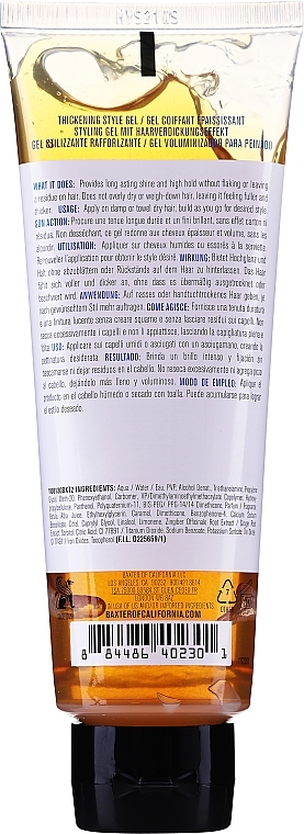 Styling Volume Hair Gel - Baxter of California Thickening Style Gel — photo N2