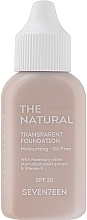 Fragrances, Perfumes, Cosmetics Natural Foundation - Seventeen The Natural Transparent Foundation