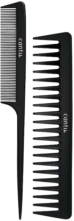 Comb Set, 2 pcs - Cantu Carbon Fibre Comb Set — photo N9