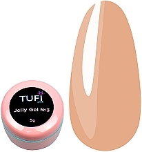 Fragrances, Perfumes, Cosmetics Jelly #3 Nail Extension Gel - Tufi Profi UV Gel