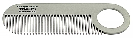 Fragrances, Perfumes, Cosmetics Hair Comb "Model #2 Titan" - Chicago Comb Co Model No.2 Titanium