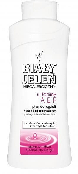 Bath Foam & Shower Gel with AEF Vitamins - Bialy Jelen Hypoallergenic Bath Lotion With AEF Vitamins — photo N3