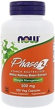 Phase 2. White Kidney Bean Extract, 500mg - Now Foods Phase 2 White Kidney Bean Extract — photo N4