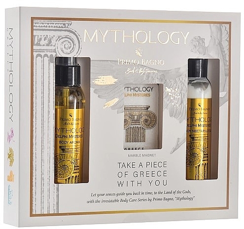Skincare Set - Primo Bagno Mythology Delphi Mysteries Set (b/cr/100 ml + b/aroma/100 ml + magnet) — photo N1