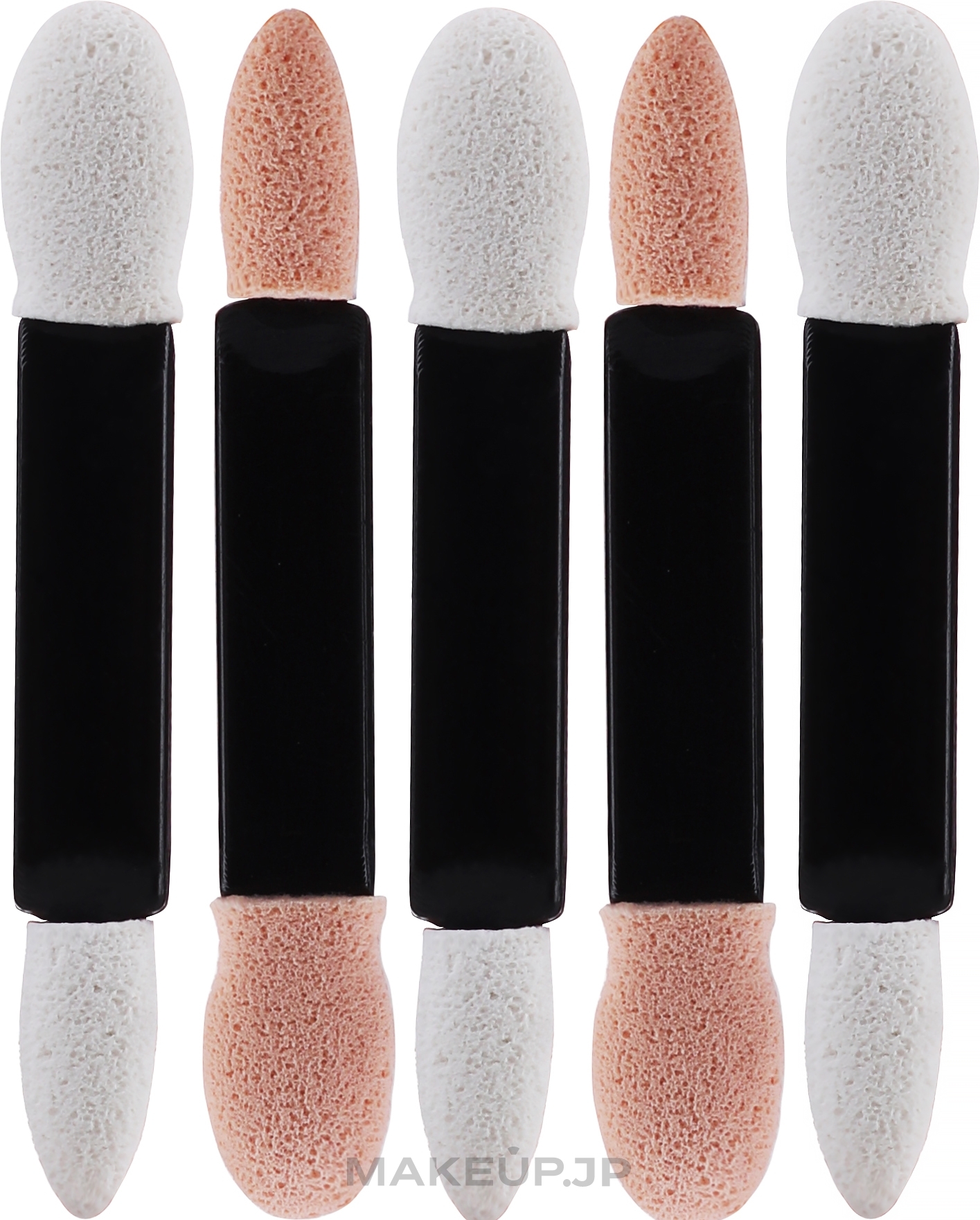 Eyeshadow Applicator Set 51849, black, 5 pcs - Deni Carte — photo 5 szt.