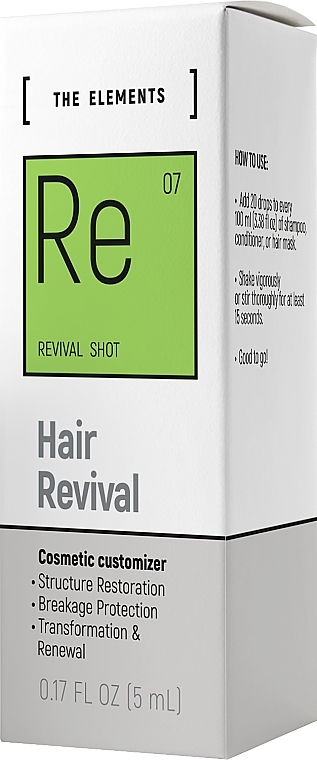 Repairing Complex for Damaged Hair - Pharma Group Laboratories The Elements Hair Revival — photo N2