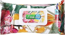 Fragrances, Perfumes, Cosmetics Wet Wipes, 120 pcs - Fresh Days Tropical Wet Wipes