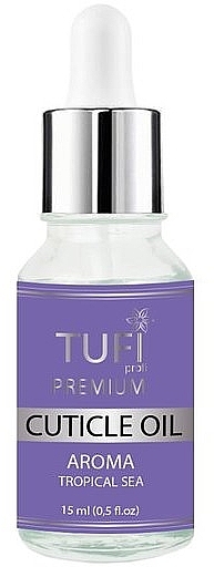 Tropical Sea Cuticle Oil - Tufi Profi Premium Aroma — photo N1