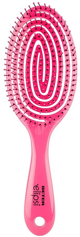 Brush for Long Hair, pink - Beter Elipsi Detangling Brush Large Fucsia — photo N1