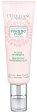 Fragrances, Perfumes, Cosmetics Mattifying Face Fluid - L'Occitane Pivoine Pure Perfecting Mattifying Fluid