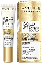Eye & Lip Cream - Eveline Cosmetics Gold Lift Expert 50+\70+ — photo N1