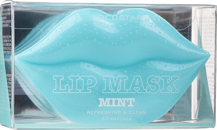 Green Grape Hydrogel Lip Mask - Kocostar Lip Mask Mint — photo N4