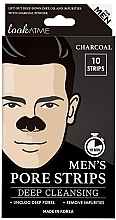 Fragrances, Perfumes, Cosmetics Men Nose Pore Strips 'Charcoal' - Look At Me Charcoal Men’s Pore Strips