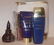 Fragrances, Perfumes, Cosmetics Set - Guerlain (Lip/Gloss/6ml + Cleansing/Cream/30ml + Toner/50ml + bag)