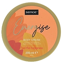 Fragrances, Perfumes, Cosmetics Body Cream with Argan Oil & Flower Extract - Sence Wellness Energise