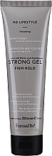 Strong Hold Hair Gel with UV Filter & Panthenol - Farmavita HD Lifestyle Finishing Strong Gel Firm Hold — photo N1