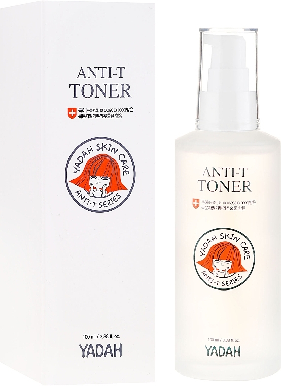 Soothing Toner for Sensitive and Problem Skin - Yadah Anti-T Toner — photo N1