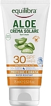 Fragrances, Perfumes, Cosmetics Sunscreen - Equilibra Aloe Sun Cream SPF30