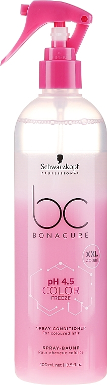 Colored Hair Conditioner - Schwarzkopf Professional BC Bonacure Color Freeze Spray Conditioner — photo N3