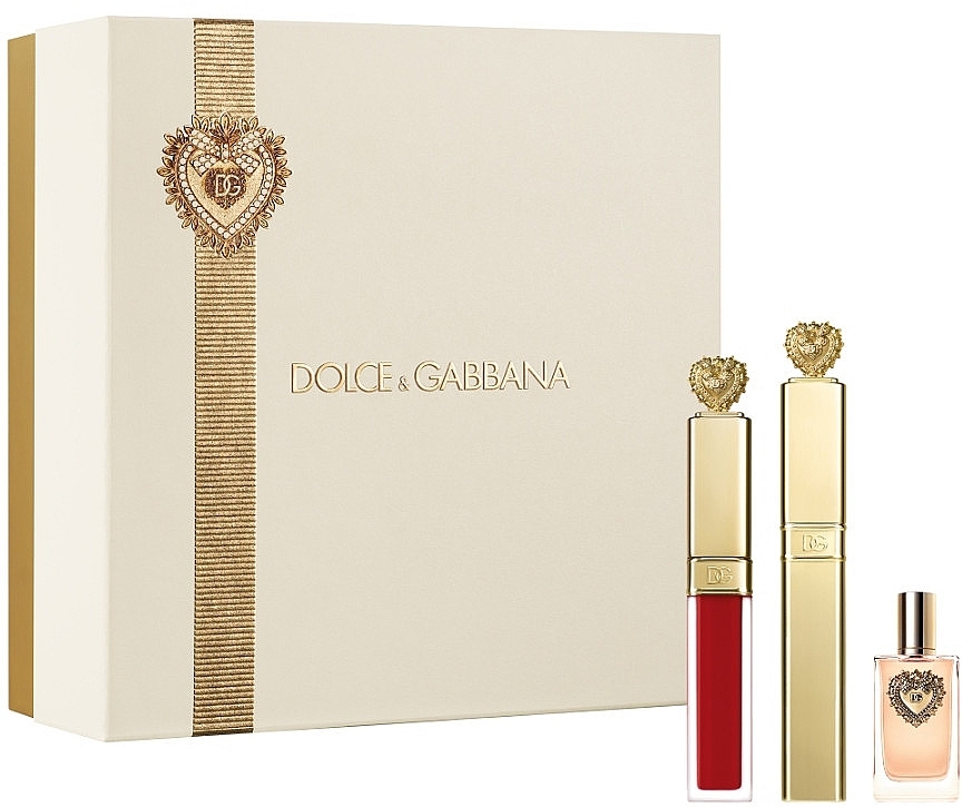 Dolce & Gabbana Devotion - Set (edp/mini/5ml+mascara/8ml+lipstik/5ml) — photo N1