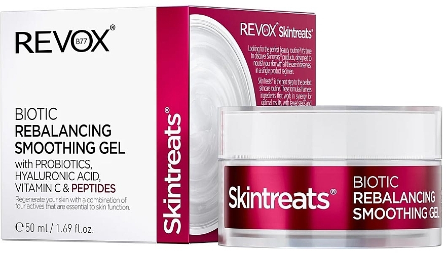 Mattifying Face Gel - Revox Skintreats Biotic Mattifying Gel — photo N1