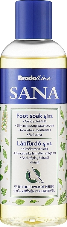 4-in-1 Foot Soak with Plant Powder - Bradoline Sana 4 In 1 Foot Soak — photo N1