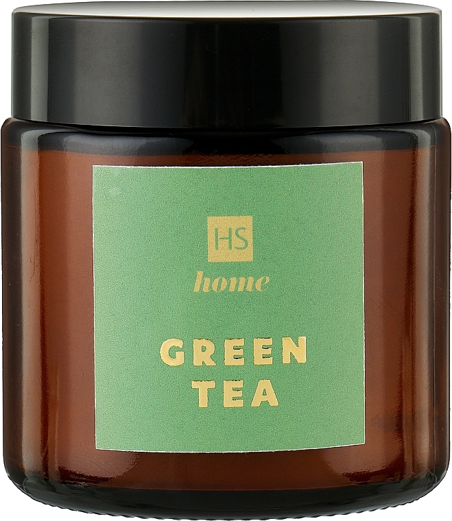 Natural Soy Candle with Green Tea Scent - HiSkin Home — photo N1