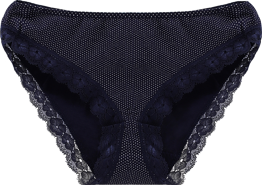 Lace Bikini Panties 'Figi', blue - Moraj — photo N1