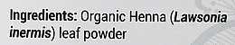Hair Coloring Henna Leaf Powder - Indus Valley Bio Organic Henna Leaf Powder — photo N4