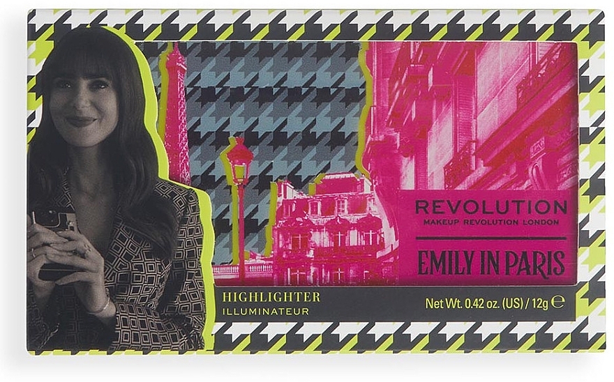 Highlighter - Makeup Revolution Emily In Paris Powder Highlighter — photo N1