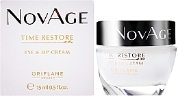 Rejuvenating Cream for Eye Contour and Lip - Oriflame NovAge Time Restore Eye & Lip Cream — photo N1
