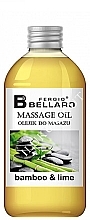 Fragrances, Perfumes, Cosmetics Bamboo & Lime Massage Oil - Fergio Bellaro Massage Oil Bamboo&Lime