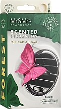 Cucumber Car Perfume 'Pink Butterfly' - Mr&Mrs Forest Butterfly Cucumber — photo N1